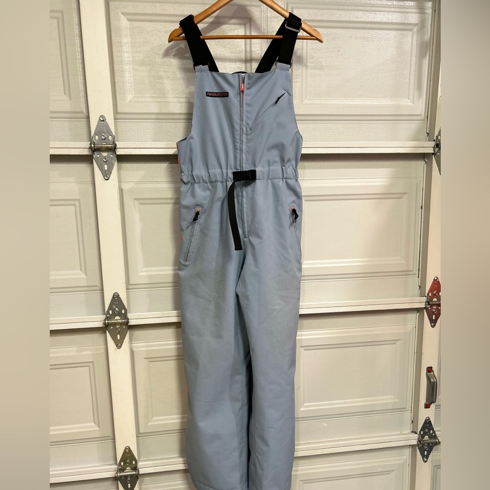 Air blaster women’s ski/snowboard overalls. Waterproof with pockets.